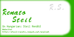 renato steil business card